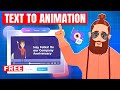 Create ANIMATION videos from TEXT Using Free AI Tools (Text-To-Animation AI)