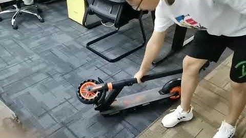 How to fold KUGOO KIRIN S1