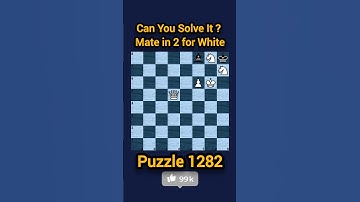 Can You Solve It ? Mate in 2 for White #chess #shorts