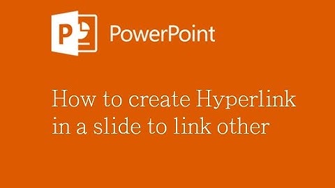 How to create Hyperlink in Powerpoint to link to other Slides | Create links among slides