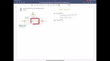 Problem 4.16 (3) Mesh Analysis, Fundamentals of Electric Circuits, 7th ed, by Alexander, Sadiku
