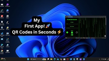 I Built My First Web App – QR Codes Made Easy!!
