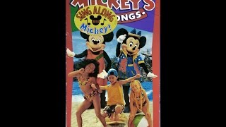 Opening To Mickeys Fun Songs - Beach Party At Walt Disney World 1995 Vhs