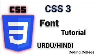 CSS Font Tutorial | Class 15th | || Coding college ||