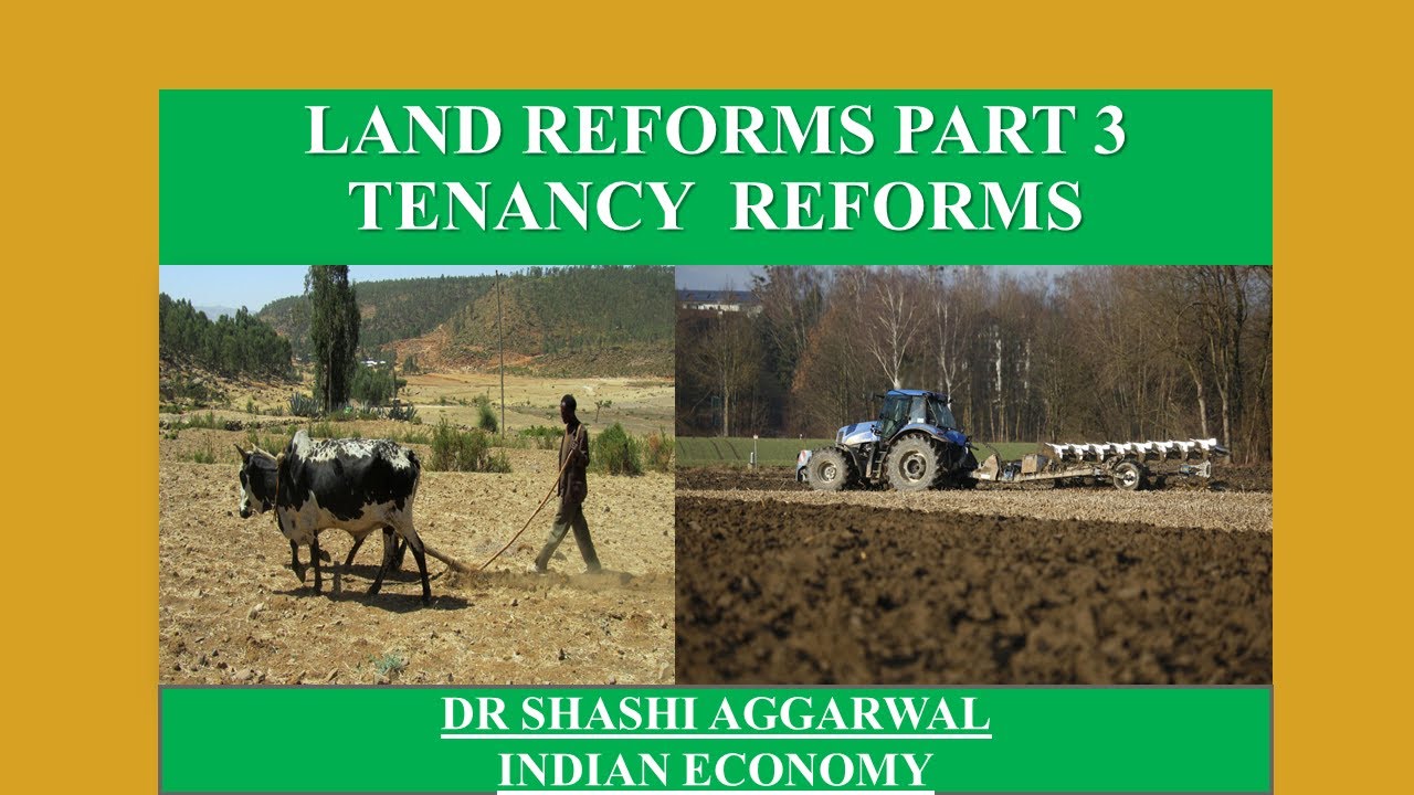 LAND REFORMS 3/TENANCY REFORMS - YouTube