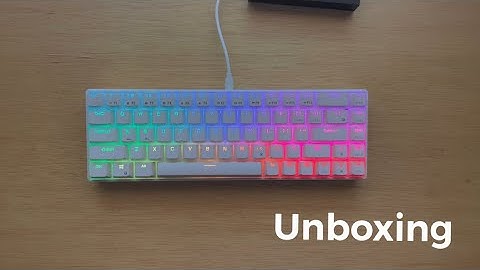 RK68 Mechanical Keyboard ASMR Unboxing