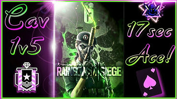 1v5 Caveira *17sec* Ace - Rainbow Six Siege #Shorts