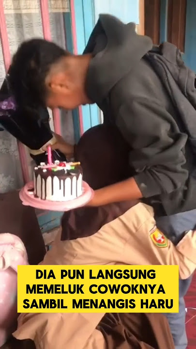 momen romantis ketika pacar tiba-tiba kasih surprise ulang tahun ‼️‼️ #surprise #ulangtahun #pacar