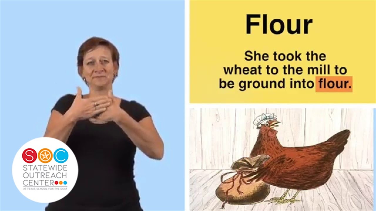ASL Storytelling - The Little Red Hen ASL Vocabulary - YouTube