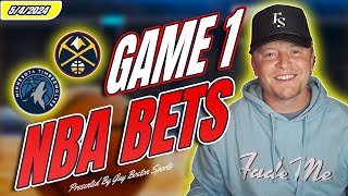 Timberwolves vs Nuggets GAME 1 NBA Picks Today | FREE NBA Best Bets, Predictions, and Player Props