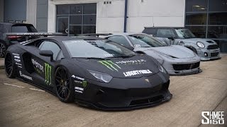 The LIBERTY WALK Aventador and 458 are ABSOLUTELY MENTAL!