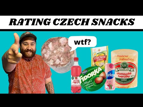 Trying 10 Czech Snacks! Part #1