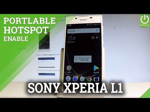 How to use your SONY Xperia L1 as a Mobile Hotspot