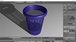 Modelling A Trash Can In Blender | Blender Tutorial