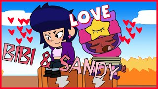 [#8] BRAWL STARS ANIMATION - BIBI & SANDY LOVE