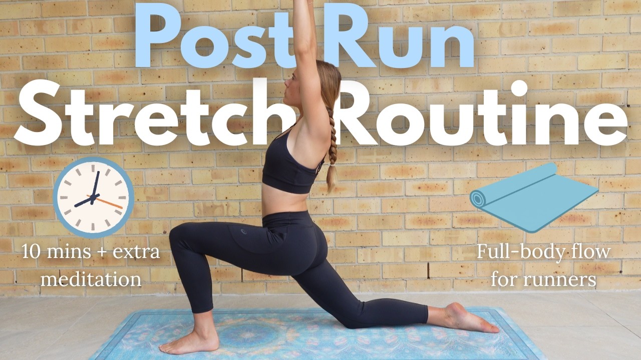 Post-Run Stretch Routine for Runners | Stretch + Meditation