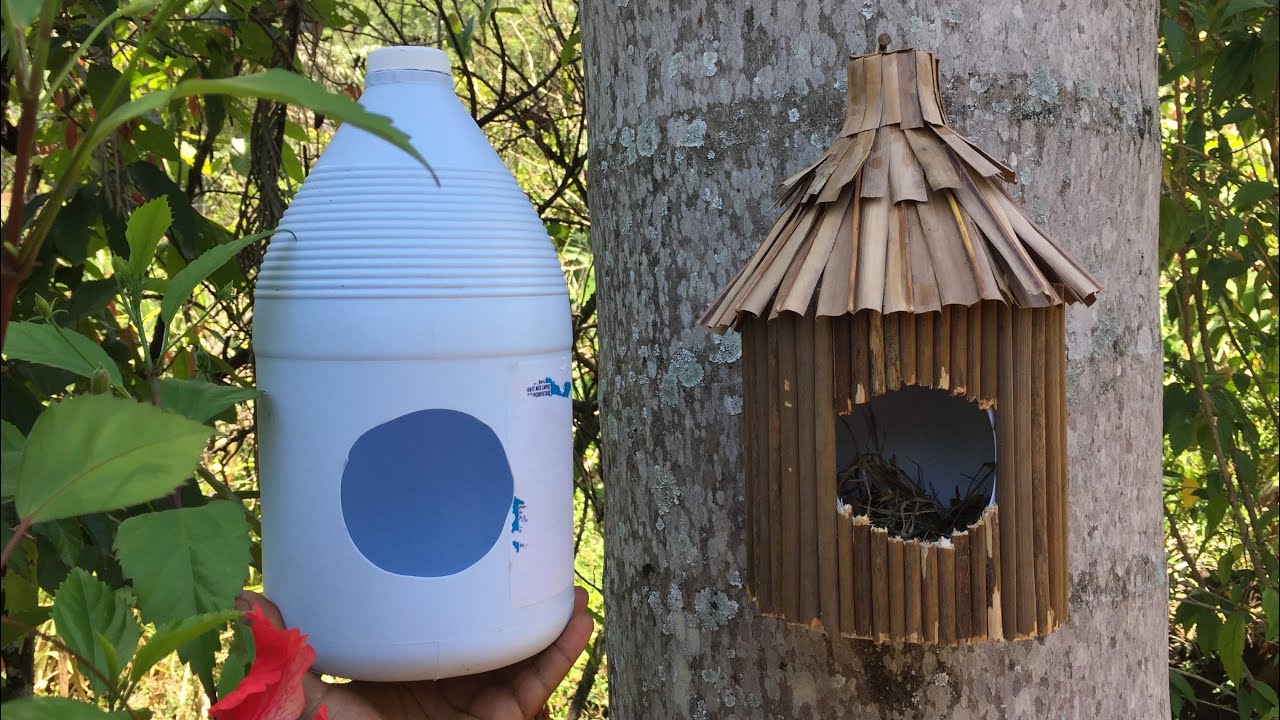 CÓMO HACER CASA DE PÁJAROS // how to make a birdhouse - YouTube