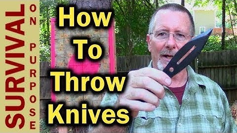 How To Throw Knives For Beginners - Knife Throwing Basics