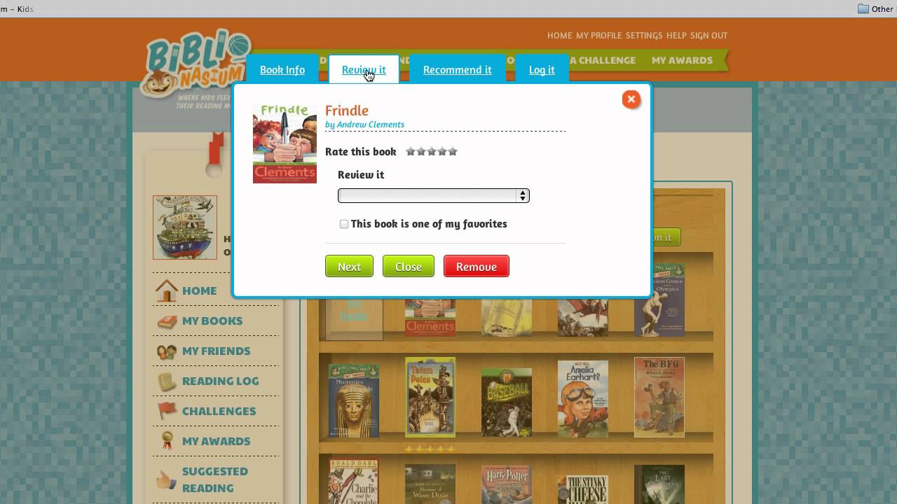 BiblioNasium For Kids How to SEARCH and add books to your bookshelf
