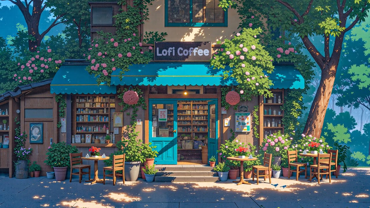 ⁣A Little Corner of Peace 🍀 A Carefree Day 🌿 Lofi Playlist to Study / Relax / Work ~ Lofi Coffee ☕