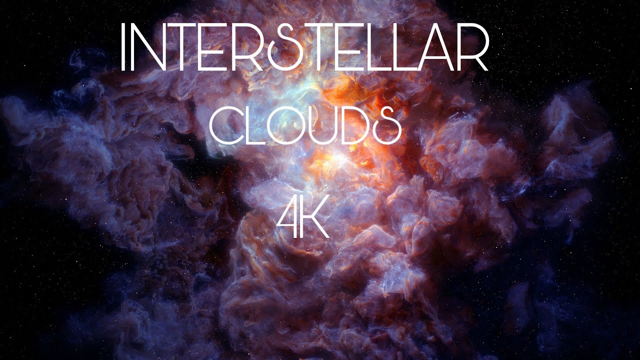 INTERSTELLAR CLOUDS  Incredible 4K NEBULAE With Relaxing Music  Meditation