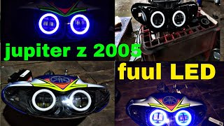 Pasang projie led high low Jupiter z full tutorial#jupiterz