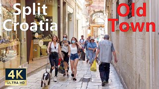 Split Dalmatia Croatia  4K Old Town Walking Tour