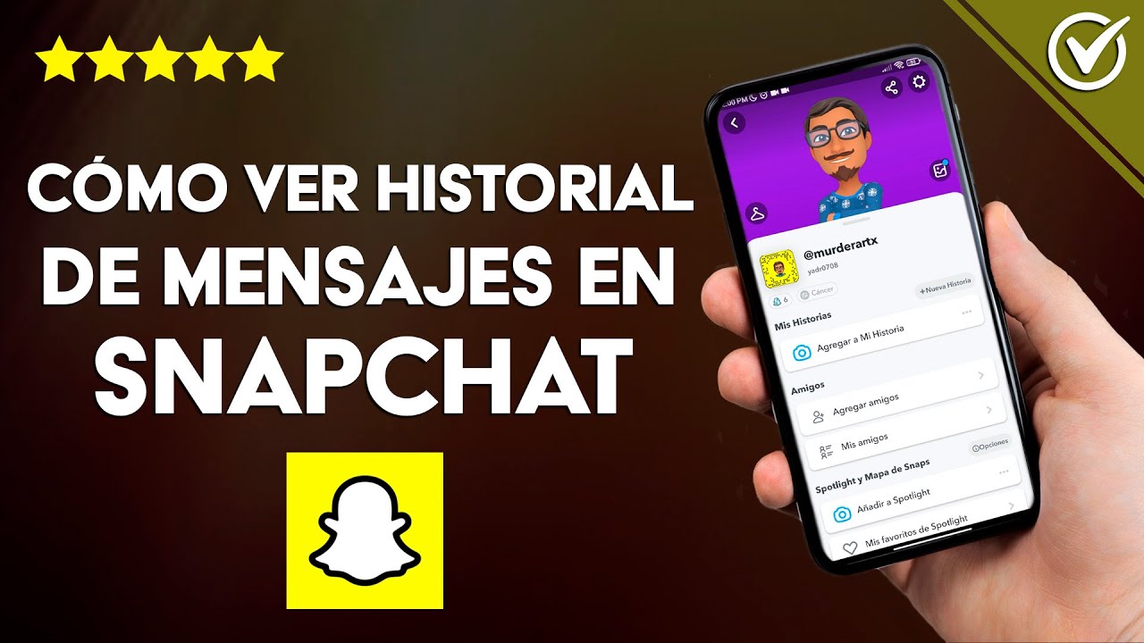 ¿Cómo ver mi historial de mensajes en SNAPCHAT? - Recupera conversaciones - YouTube