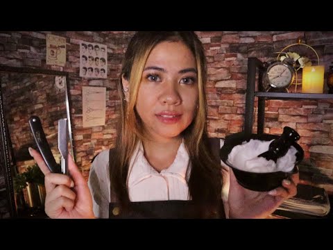 [ASMR] Barber Shop Bintang 5 💈✨ (Shave & Haircut) 