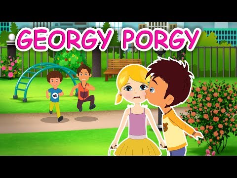 Georgie Porgie Nursery Rhyme || Popular Nursery Rhymes With Max And Louie