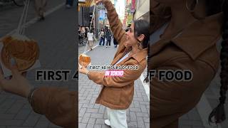 WHAT I ATE IN 48 HOURS IN TOKYO 🍜🥟🍣🍚🍖🍬🍱 #japan  #tokyo  #shorts