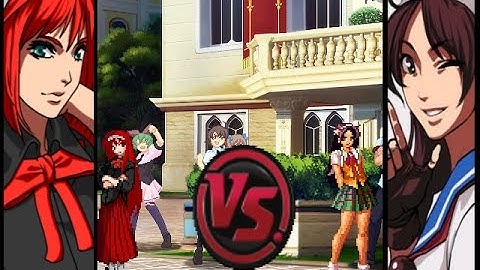 MUGEN KOF Akiha Yagami Vs. Athena Asamiya