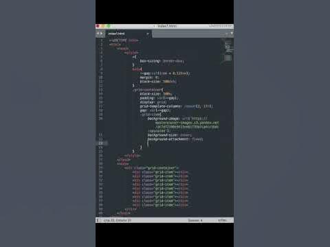 Grid Columns || HTML CSS || #html #css #webdesign #1millionviews # ... image.