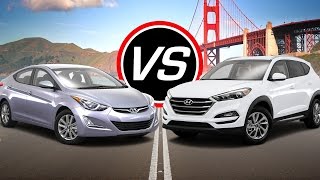 2016 Hyundai Elantra SE vs Tucson Eco - Spec Comparison!