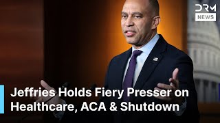 FULL Q&A: Hakeem Jeffries Takes Reporters Questions on ACA Crisis & Shutdown, Slams GOP | AC1G