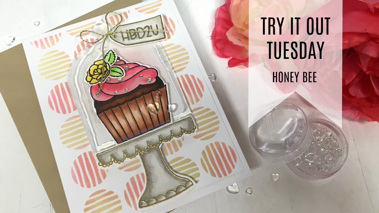 How To Mask With Glossy Accents : Honey Bee Stamps