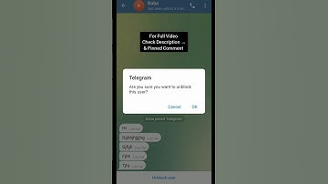 Best Way To Unblock Yourself On Telegram In 2023 #telegram #mttd