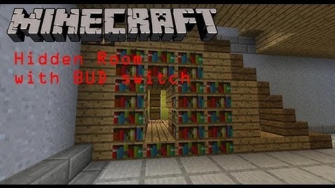 Minecraft - Hidden Room Using BUD Switch (MUST SEE)