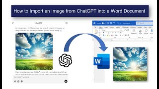 👉 How to Import an Image from ChatGPT into a Word Document – Easy Tutorial!