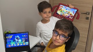 Baba Geri̇ Döndü Özlem Bi̇tti̇ Kaldimiz Yerden Devam Çocuklar Resimi
