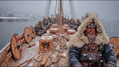 How Vikings Survived Freezing Cold Winters On Longships Without Fire | Human Craft Documentary