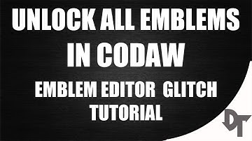 CODAW EMBLEM GLITCH - How To Unlock Any Emblem in CODAW - (CODAW Glitch/Tutorial)