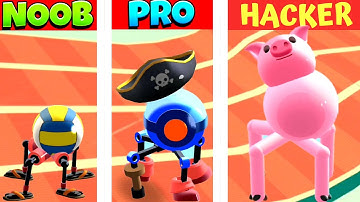 NOOB vs PRO vs HACKER - Rolly Legs!