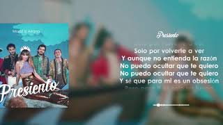 Morat, Aitana - Presiento (Lyrical Video)