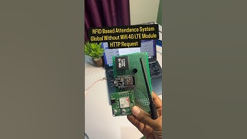 Smart Attendance System Using 4G LTE Module | HTTP Request| No WiFi Required #esp32 #gsm #attendance