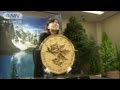 超巨大！100kgのメイプルリーフ金貨が日本初上陸(12/11/06)