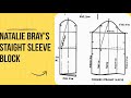 HOW TO DRAFT A STRAIGHT SLEEVE BLOCK USING THE NATALIE BRAY METHOD #sleeve