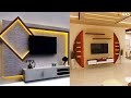 Gypsum Board TV Wall Unit Design | Gypsum Decorating Ideas | LCD TV Wall Design | TV Cabinet