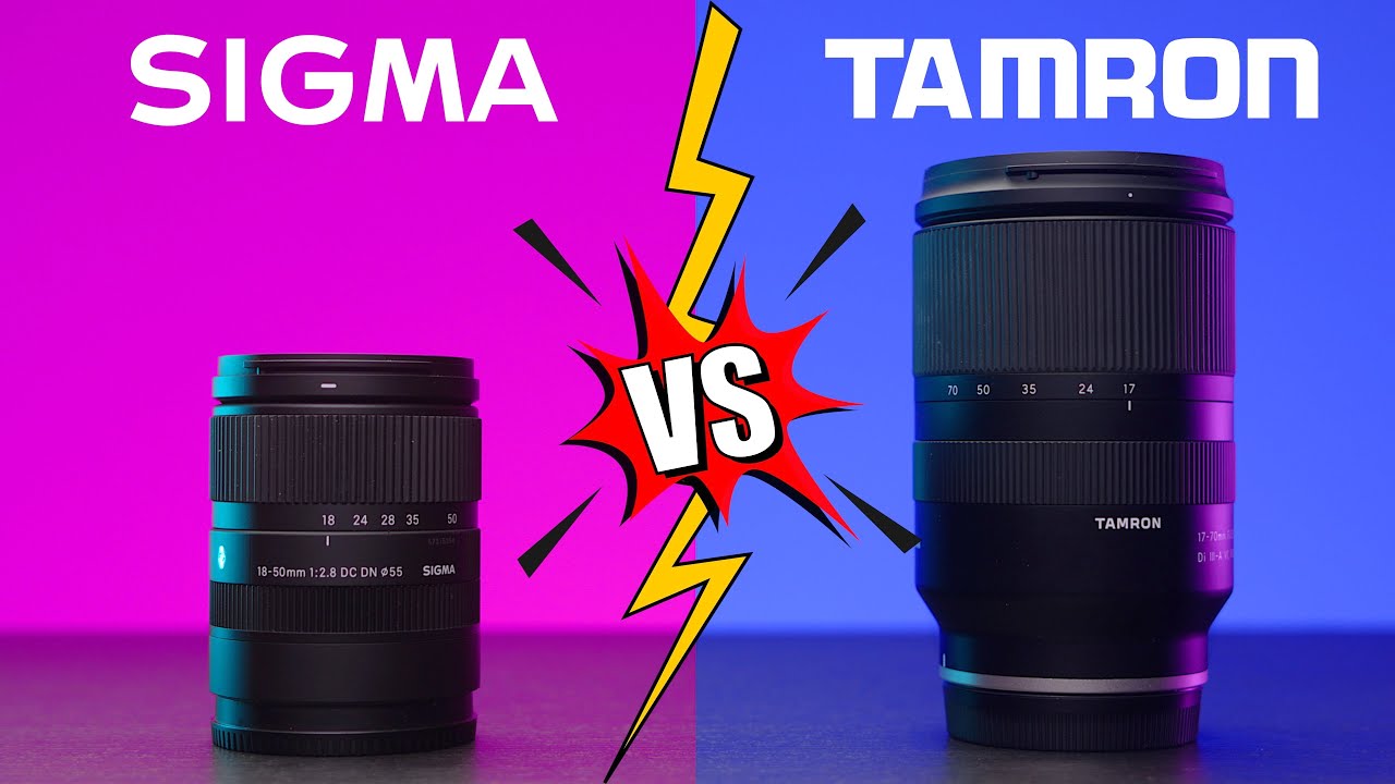 Best APS-C Zoom Lens for Sony E  Sigma 18-50mm f2.8 VS Tamron 17-70mm f2.8  VC 