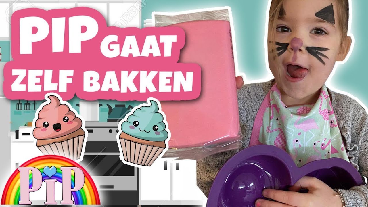 PIP GAAT ZELF CUPCAKES MAKEN!